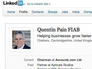 LinkedIn network screenshot